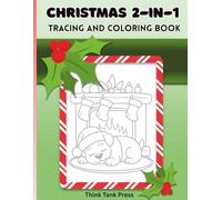 Christmas 2 in 1 Tracing and Coloring Book