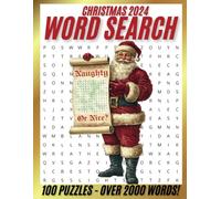 Christmas 2024 Word Search: Large Print 100 Puzzles - Over 2000 Words!