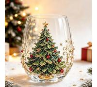 Christmas 3d Wine Glass Collection Gift Box Set,calice Da Vino 3d Natale (H)