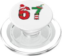Christmas 6 7 Santa Says 67 Christmas Six Seven Reindeer 6-7 PopSockets PopGrip per MagSafe
