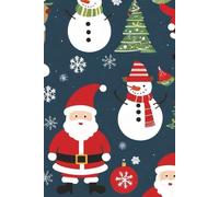Christmas A5 Notebook | 200 Pages | 6x9" Notebook | Merry Christmas | Happy Holidays | Personal or Business Use | Fun For Everyone