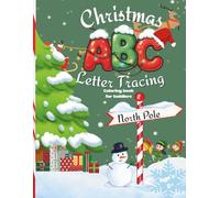 Christmas ABC letter tracing and coloring book for toddlers