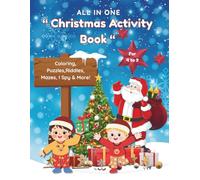 Christmas Activity Book: Coloring, Tracing, Puzzles, Mazes, I Spy & More!