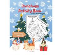 Christmas Activity Book for Kids| Ages 4-8|: Cats Edition Activity Book, Kittens and Cats to Coloring, Creative Holiday Mazes, Tracing, Word Search and More| For Girls and Boys|