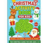 Christmas activity book for kids: Fun christmas games for kids