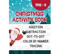 Christmas Activity Book: Pre-K