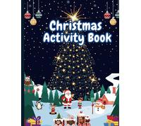 Christmas Activity Book: Trace,color,Puzzles,Wordsearch