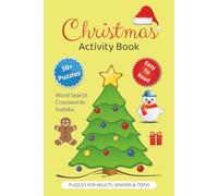 Christmas Activity Book: Word Searches, Crosswords & Sudoku for All Ages | Multi-puzzles book | 6x9 inches | 120 pages | 50+ puzzles