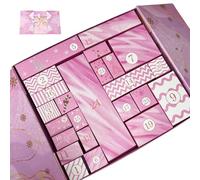 Christmas Advent Box | 24-Grid Reusable Christmas Countdown | 33.5x30.5x8cm Home Décor Accessories, Holiday Craft Candy Box,for Kids Adults Friends Family Stocking Stuffers Party Favors Birthday