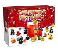 Christmas Advent Calendar, 24 Days Christmas Countdown Calendar Christmas Cute Ducks Make Noise Creative Toys Gift for Boys Girls