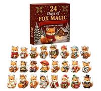 Christmas Advent Calendar - 2D Acrylic Animal Window Hanging