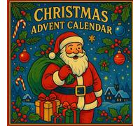 Christmas Advent Calendar Coloring Book - 24 Large Holiday Coloring Pages with Santa, Winter Scenes, Kids Christmas Activities, Thick Line Art for All ... Coloring Activities for Kids and Families