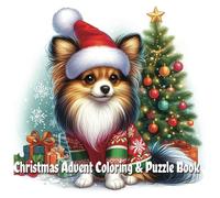 Christmas Advent Coloring and Puzzle Book: 15 Day Countdown