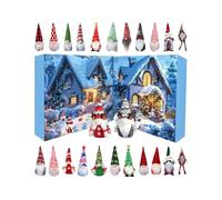 Christmas Advent, gnomo 'Avvento di Natale, giocattoli di peluche da collezione, decorazione per la casa, per dicembre, festività, ingresso, finestra