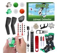 Christmas Advent Golf Calendar 2025 - Scatola Alla Rovescia Di 24 Giorni Con Golf, Markers Tees Balls, Essiccato Vacanze Per Uomini Marito Fan Sport Fan | Avvento Per L'uomo Innamorato