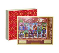 Christmas Advent Puzzle 2025-1000 Pieces Animal Countdown Calendar 70 x 50 cm|24 Days Early Learning Toy for Kids Teens Adults, Family Gatherings Game Night Party School Activity Office Decoration