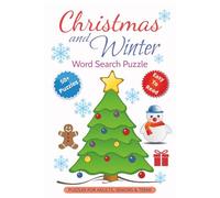 Christmas and Winter Word Search: Word Searches with Easy to Read Print about Winter, Christmas, festive season and More | 6x9 inches, 110 pages | ... Gifts for Vacations, Holidays and Free Time