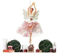 Christmas Angel Ornament - Cute Tulle Mesh Hanging Decor
