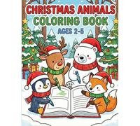 Christmas Animals Coloring Book