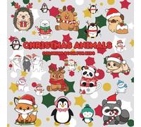 Christmas Animals: Coloring Book for Kids