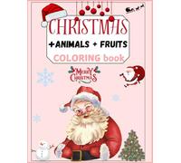 Christmas Animals & Fruit Coloring book