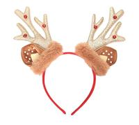 Christmas Antler Headband for Women, Deer Ears Headpiece with Bells, Festive Decorative Headband for Winter Events, Christmas Headband with Holiday Charm for Parties and Celebrations