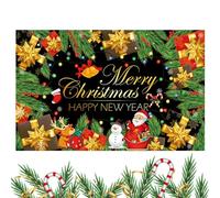 Christmas Backdrop | Holiday Photo Backdrop | 6x3.6FT Christmas Fireplace Backdrop | Perfect Christmas Party | Holiday Decoration Background Banner for Christmas Celebrations