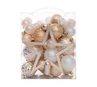 Christmas Ball Ornaments, Decorative Hangable Ball Set for Holiday Display, 50pcs Shatterproof Pendants with Festive Colors, Classic Seasonal Decor for Party, Home, Gathering, Festival