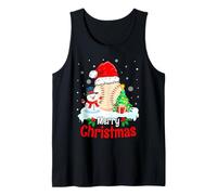 Christmas Baseball Merry Christmas Santa Hat Soft Ball Canotta