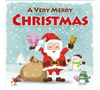 Christmas Basket Stuffers For Baby Boy, Girl: A Very Merry Christmas, High Contrast Book For Newborns 0-12 Months: With 99 Simple Black & White Pictures For New Babies With Santa, Bear