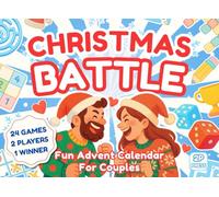 Christmas Battle - Fun Advent Calendar for Couples: 24 pen and paper games, puzzles and challenges for adults