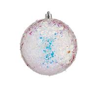 Christmas Baubles Krist+ Silver Ã 10 cm 6 Units