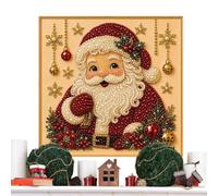 Christmas Bead Art - Handmade Wall Art with Frame 3d Christmas Decorative