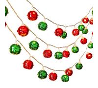 Christmas Bell String Lights - Waterproof LED | Flexible LED Christmas Bell String Lights, Waterproof For Indoor & Outdoor Use, Perfect For Table Centerpieces, Fireplace, Wedding, Tree, Mantle, Or