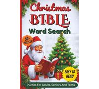 Christmas Bible Word Search Puzzle Book: Word Searches with Clear and Easy to Read Words About Biblical Christmas Verses, Nativity & Birth of Jesus, ... for Vacations, Holidays and Relaxing Time