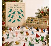 Christmas Bird Advent Calendar 2026 24 Days Countdown Acrylic Ornament，A