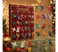 Christmas Bird Advent Calendar 2026 24 Days Countdown Acrylic Ornament，B