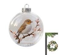 Christmas Bird Ball Decorations, Artificial Tree Ornaments With Sparkling And Hanging Loop, Holiday Home Decor Accents With Lightweight Design, Thanksgiving Christmas Birthday, Party Office