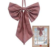 Christmas Bows - Festive Decoration for Holiday Wreaths And Gift Wrapping, Elegant Design with Vibrant Color Finish, Christmas Wreath Bows for Festival Activities Party Gathering Wedding