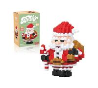 Christmas building blocks compatible with Lego, Christmas micro blocks, stackable new toys, party gift box, New Year gifts (Santa Claus)