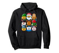 Christmas Building Crew Costume Master Builder Block Xmas Felpa con Cappuccio