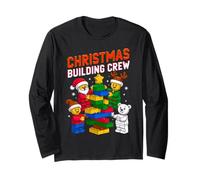 Christmas Building Crew Costume Master Builder Block Xmas Maglia a Manica