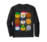 Christmas Building Crew Costume Master Builder Block Xmas Maglia a Manica