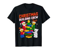 Christmas Building Crew Costume Master Builder Block Xmas Maglietta