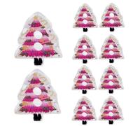 Christmas Buttons, Tree Shaped Pin Decoration, 2D Acrylic Christmas Craft Buttons Accessories for Holiday Decorating, Kids, Adults, Fall, Stockings, Clothes, Crafts, Gift Fun