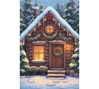 Christmas Cabin Journal: Cute Christmas Notebook