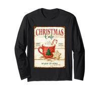Christmas Cafe Bevande Calde Dolci Dolci Caldo Maglia a Manica