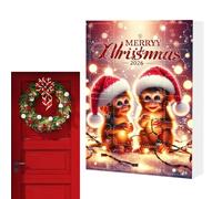 Christmas Calendar 2D Acrylic Monkey Ornament Decoration
