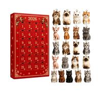 Christmas Calendar - Advent 2026 2D 24 Days Acrylic Cute Cat Ornaments