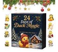 Christmas Calendar Advent - 2026 3D 24 Days Cute Funny Duck Decors